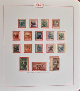 1947/1954 Luxe verzameling in Bolaffi album, geheel postfris, incl. de goede 