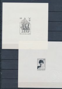 N° 1808 en 2308 Ministervel 'Koningshuis' zm (OBP € 67)