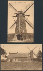 Achterbroek, belles vues sur le village dont 2 sur le moulin, pas de double (19 pièces)