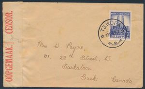 1941, cover franked with COB n° 222 