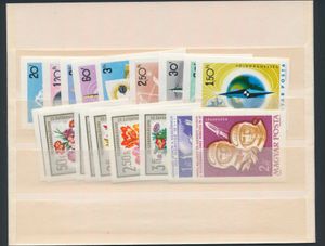 Large quantity of various countries mostly in sachets including many mint (Olympics, space travel, etc.), mostly in numbers such as Japan souvenir sheets 1964, Ecuador, almost exclusively themed, vf/f/to be checked