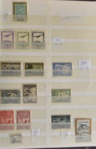1850/2002 Verzameling in 2 insteekboeken vanaf n° 1 met betere zegels, tevens groot gedeelte koloniën, zm/m/ntz