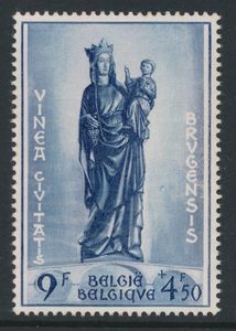 N° 951-V '9 Fr' var. 'Kringetje naast Madonna' zm (OBP € 200)