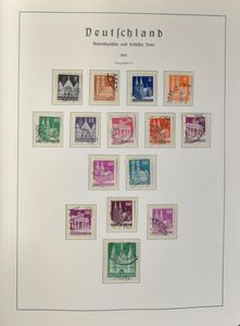 Bund and Berlin,(1946/1965) in Leuchtturmklemband, vf/f.