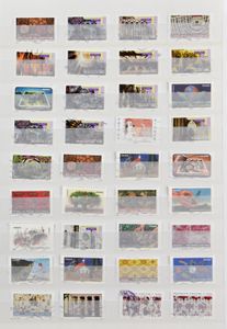 Modern period, accumulation in stockbook, including many stickers, sheets, vf/f