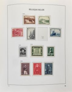 1894/1985 Verzameling in 3 Davo albums, w.o. Kleine Montenez **, 292A **, 301 **, BL 27/28 **, BL 30 *, nominaal, zm/m