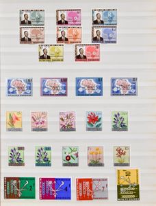 1962/1966 Collection in stockbook, complete sets and mini sheets, imperforated, vf