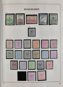 1920/2018 Verzameling (tot 1946 restanten) in 9 Davo albums, waarbij Senaat **, Atletiek **, Elisabeth **, UPU **, Brugge **, veel nominaal, HK (o.a. Finch), Numisletters, BL 26 **, boekjes, zm/m/ntz (Frankeerwaarde: €6.450)
