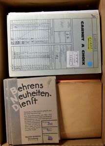 Various countries, accumulation in 10-count exchange books, interesting lot, vf/f/to be checked.