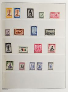 1889/1960 Very nice collection in 2 albums of the kingdom, including many covers, tête-bêchés, main interest in postal history, seldom offered, vf/f