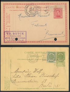Collection de timbres de drapeaux, feuillets différents, principalement sur Entiers postaux (60 exemplaires), tb/b/à voir