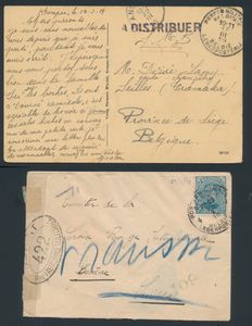 Mooie collectie van ongeveer 50 brieven, allen met afstempeling 