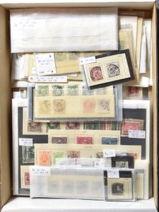 1849/2017 Variadoos diverse uitgiften w.o. klassiek, reeksen, cijfer op heraldieke leeuw, frankeervignetten op FDC, moderne brieven, doosjes, expo '58, zm/m/ntz