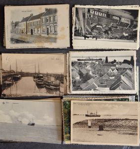 Cible, vues diverses, toutes époques, dont quelques photographies (60 pièces).