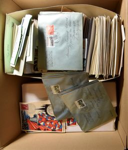 Accumulation hundreds of FDCs, MK, covers various countries, vf/f