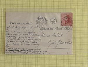 Handelaarsvoorraad brieven (117 stuks), gemeenten A... V, ideaal voor beurs- of internetverkoop (lijst bij het lot en op site), zm/m/ntz.