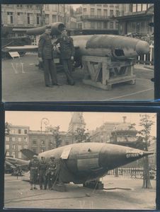 Diverse plaatsen, mooie samenstelling met ook enkele V-2's te Antwerpen (+/-450 stuks)