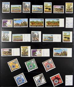 Rwanda, Ruanda Urundi, Belgian Congo, collection in ringbinder, vf