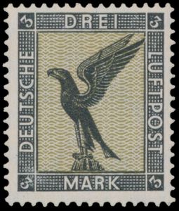 N° 378/84 '1926 Adler' various values with margin, with photo certificate, vf (Mi €1,200)