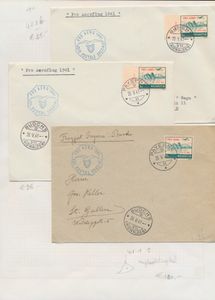 1940/1949 Sammlung von Luftpostbriefen, darunter auch seltenere (über 40 Exemplare), einwandfrei
