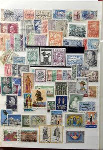 Collection of all kinds of countries and themes in many stockbooks including nature, USA (also **), vf/f/to be checked