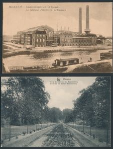 Merksem, cartes anciennes (18 pièces)