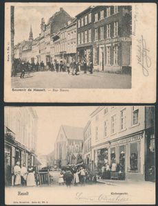Hasselt, belle vue sur la ville ancienne (6 pièces)