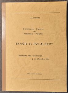 Effigie du Roi Albert (J. Leveque)