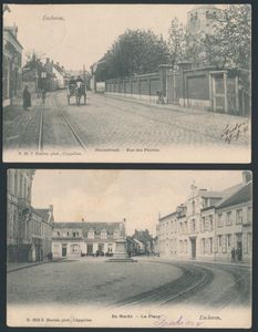Ekeren, belles vues du village (Hoelen nos 4745, 663, 1813 et 90) (5 pièces)