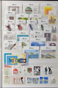 1989/1998, collection in stockbook, sets and some booklets, vf (Mi € +/- 1,800)
