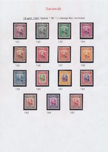 1869/1947 Belle collection sur feuilles, complète y compris Yv. 1 (2x), 9/22 (sans gomme), 23a, 25a, 35/45, S.G. 48 (non-émis), 46/69 (y compris le 49 non-émis), 70/71 les deux types (voir S.G.), 86/120, BMA 1/20 avec 2 plus hautes valeurs **, Telegraph **, tb