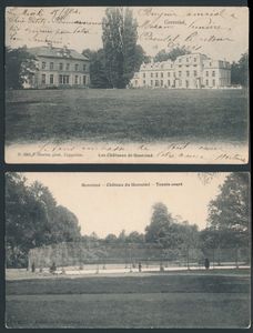 Gooreind, plusieurs vues du village et de l'école des sœurs, toutes plus anciennes, pas de doubles, dont 2 Hoelens (14 pièces).