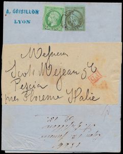 1866 N° 19 + 20 Empire getand 