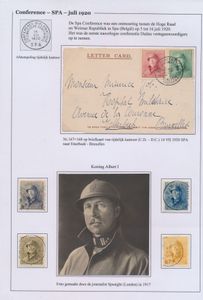 1915/1920 Prachtige stempel samenstelling van 
