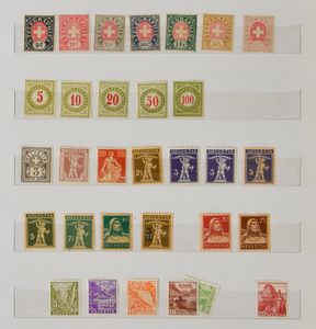 1960/1996 Collection in album and stockbook covering the period 1890–1960, postage valid, very fine/fine