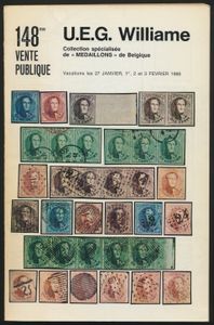 Auktionskatalog, U.E.G. Williame, 148. öffentliche Versteigerung + 2 Hefte mit Fotos und zusätzlichen Informationen; gedruckt; gebunden/geklebt; Französisch; Softcover