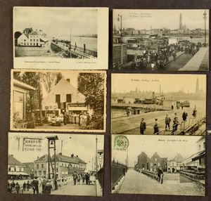 Diverse straatzichten, café's, enz. (40 stuks)
