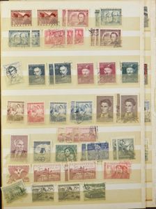 1918/2004 Samenstelling met dubbels in 2 insteekboeken, w.o. Tsjechoslowakije, Slowakije, Tsjechië, zm/m