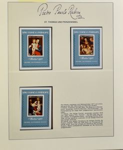 1947/1990 Restantverzameling in 2 KaBe, interessant om aan te vullen, zm/m/ntz