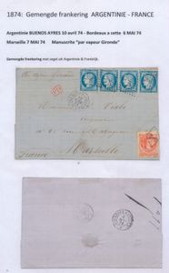 1874 Letter from Buenos Ayres 