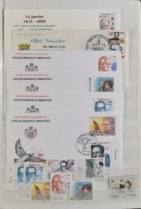Verzameling Nobelprijswinnaars in dik insteekboek, zm