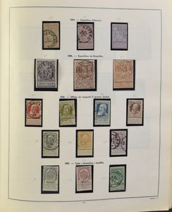 1851/1968 Verzameling in Prinet album, waarbij Houyoux **, 221/33 **, Kepie **, Elisabeth **, 410 **, Poortman **, Rubens **, 582 BA **, jaren' 50 **, BL 5/6 **, BL 26 **, BL 31 **, zm/m/ntz