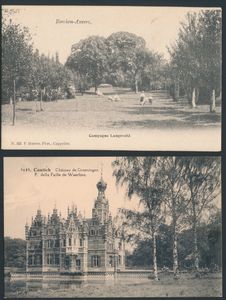 Diverse plaatsen en zichten, Edegem, Kontich, Berchem, Boom en Ekeren, w.o. 3x Hoelen (Totaal: 6 stuks)