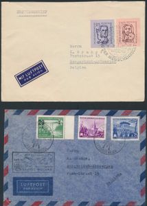 1953/1960 Samenstelling 43 voornamelijk 1° dag brieven, zm