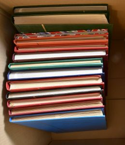 Insteekboeken, 13 lege, witte blz., dikke formaten
