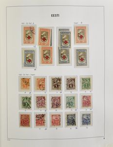 1918/2009 Verzameling in 3 albums met o.a. wat betere blokken, moderne periode, zeer goed gevuld en **, zm/ntz