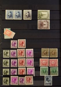 1858/2006 Samenstelling in insteekboek, waarbij betere reeksen; waarden, ook dubbels, zm/m/ntz