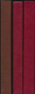 Naamlijst van de Belgische toeristische en reclame, datumstempels in dienst gesteld sedert 1923, in 3 Bänden; C. Haubruge; Fotokopien; gebunden/geklebt; Niederländisch; Hardcover; in gutem Zustand