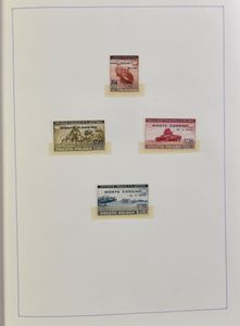 Deel van wereldverzameling met veel thema in 2 albums, w.o. religie, veel Oostenrijk, Monaco, Polen, zm