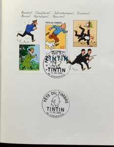 1970/2008 Verzameling speciale stempels in poëzieboekjes, ook wat Frankrijk aanwezig, zm